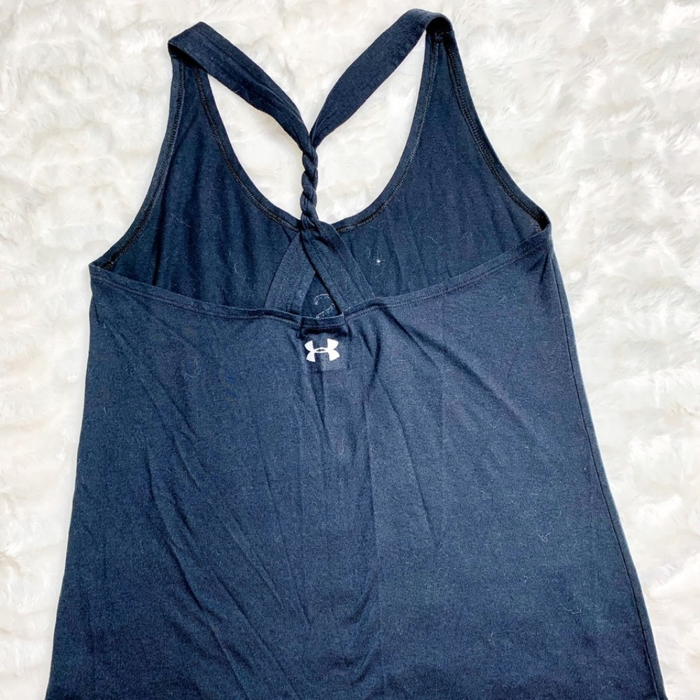 Under Armour Texas A&M University Tank Top Blk/Pnk - Picture 2 of 4